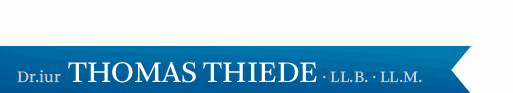 Dr.iur. Thomas Thiede, LL.B., LL.M.